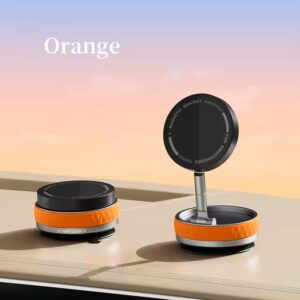 New Fashion mobile phone holder Zinc Alloy Skin-friendly Texture Bracket Vacuum Magnetic Car Phone Bracket