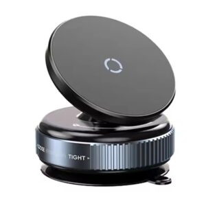 360 Rotating Stand Holder Stong Magnet Vacuum Suction Cup 360 Magnetic Car Phone Holder for Apple and Android