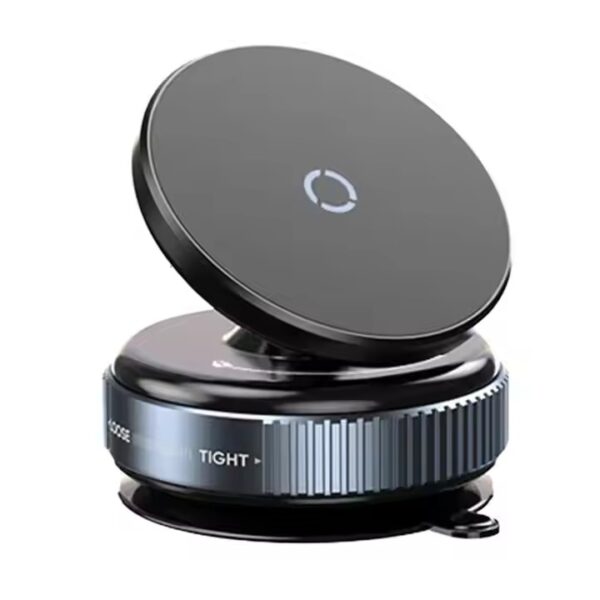 360 Rotating Stand Holder Stong Magnet Vacuum Suction Cup 360 Magnetic Car Phone Holder for Apple and Android