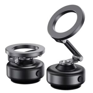 Boneruy X51 New Car Mount Vacuum 360° Rotation Universal Magnetic Mobile Holder Phone Foldable Strong Suction Cellphone Stand