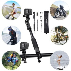 Professional 10 in 1 Monopod Selfie Stick for all professionals, action cameras, mobile phones, digital and remote compatible