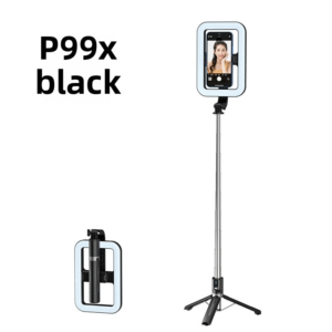 Selfie stick beauty light BT remote control 360 degree outdoor floor tripod folding function