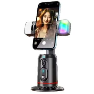 Automatic Face AI Tracking Gimbal Stabilizer Camera Tripod Selfie Stick Mobile Phone Shooting Stand Remote Control 360° Rotating Phone Holder